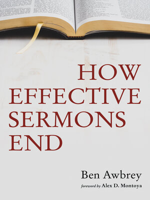 cover image of How Effective Sermons End